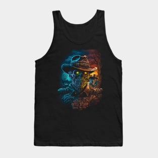 The Cursed of Zombie Cowboy - Gunslinger Tank Top